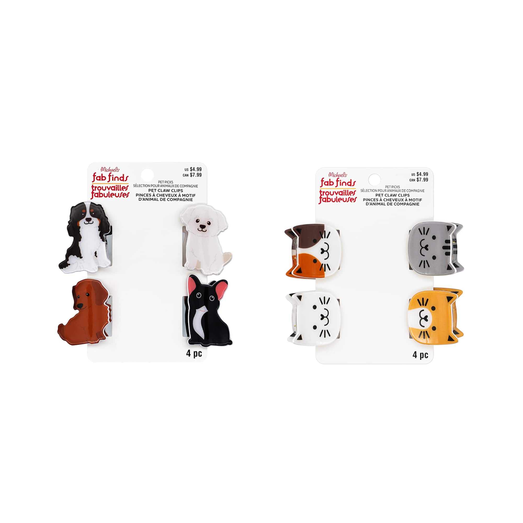 Assorted Small Pet Claw Clip Set by Fab Finds, 1pc.